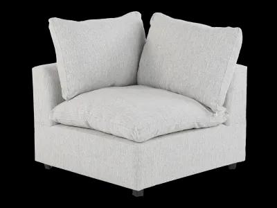 Cloud 3 Piece Modular Sectional - 2 Corners + 1 Armless