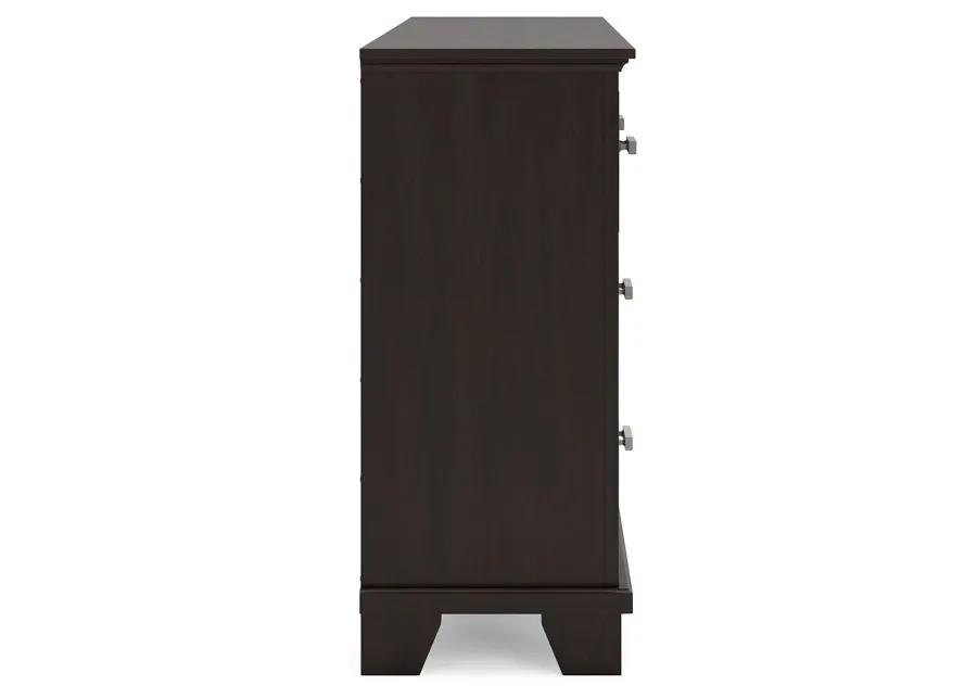 Covetown - Dark Brown - Dresser