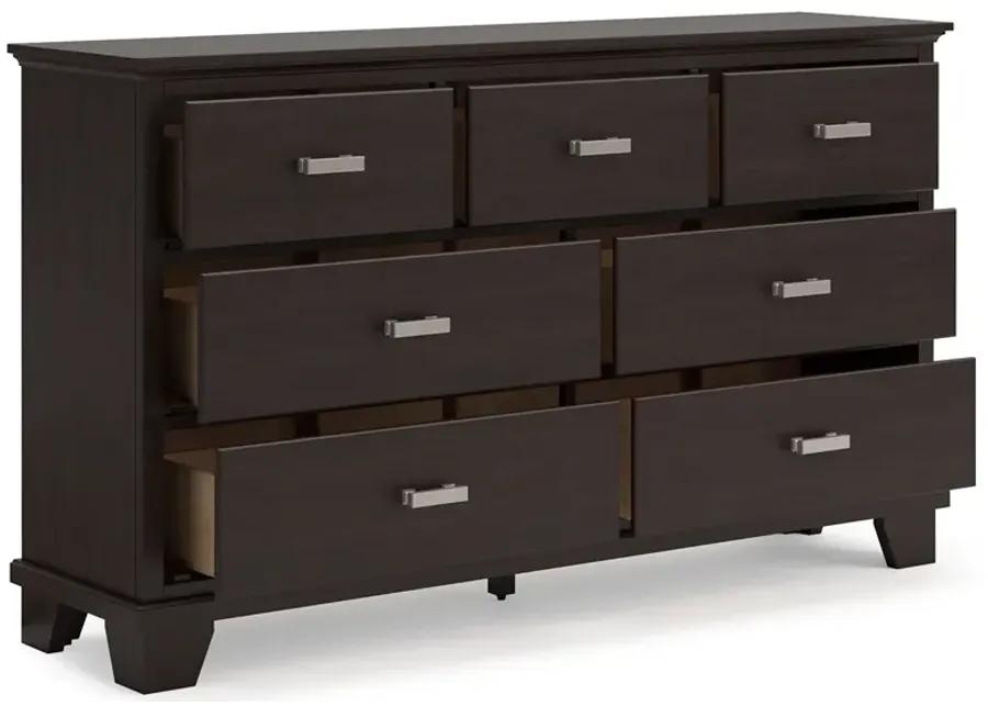 Covetown - Dark Brown - Dresser