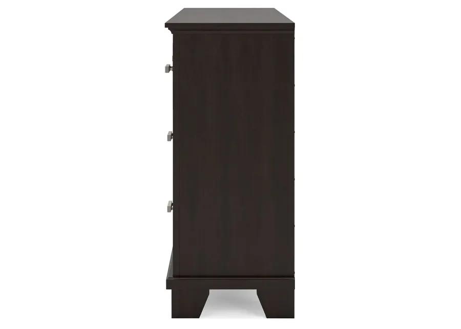 Covetown - Dark Brown - Dresser