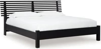 Danziar - Slat Panel Bed With Low Footboard Set