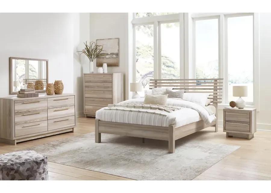 Hasbrick - Slat Panel Bedroom Set