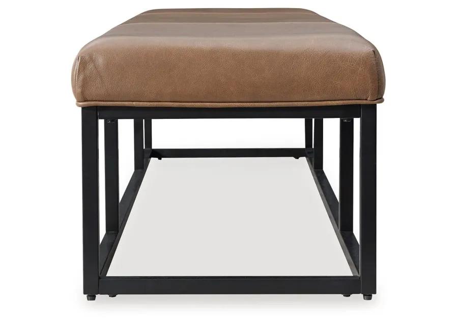 Joston - Caramel - Accent Bench