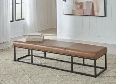 Joston - Caramel - Accent Bench