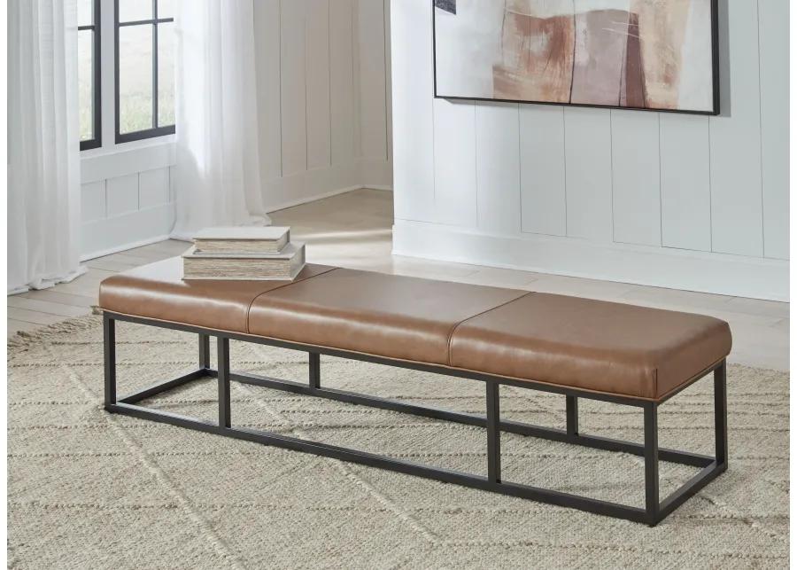 Joston - Caramel - Accent Bench