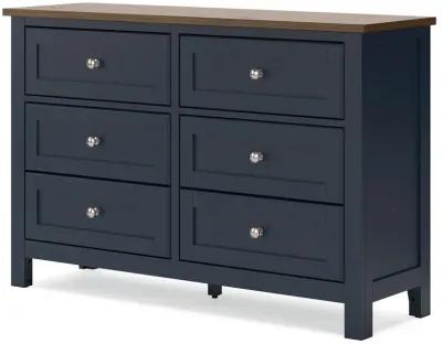 Landocken - Brown / Blue - Dresser