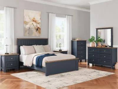 Landocken - Brown / Blue - Dresser