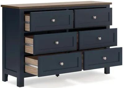 Landocken - Brown / Blue - Dresser