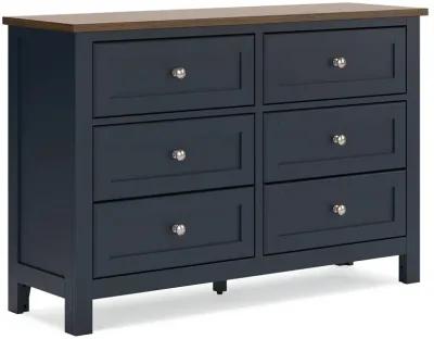 Landocken - Brown / Blue - Dresser