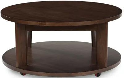 Korestone 2 - Dark Brown - Round Cocktail Table