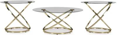 Crimonti - Champagne - Occasional Table Set (Set of 3)