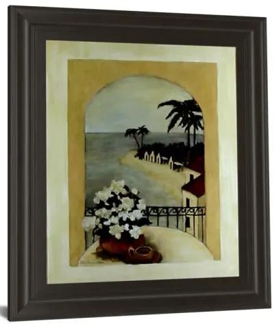 Memories Of Italy By Conrad Knutsen - Framed Print Wall Art - Red