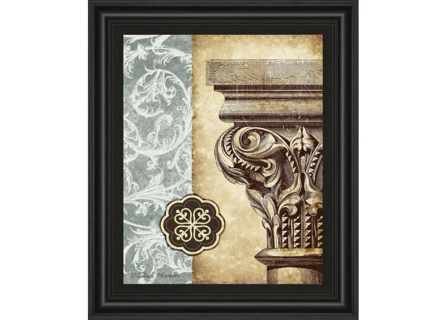 Fomanesque I By Michael Marcon - Framed Print Wall Art - Dark Brown