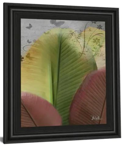 Butterfly Palm I By Patricia Pinto - Framed Print Wall Art - Green