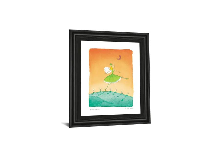 Felicity Wishes IV By Emma Thomson - Framed Print Wall Art - Orange