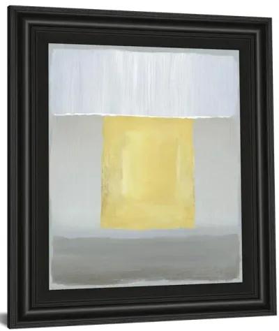 Halflight Il By Caroline Gold - Framed Print Wall Art - Yellow