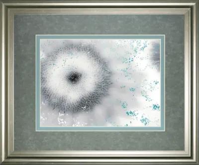 Crystalline By Marvin Pelkey - Framed Print Wall Art - Blue