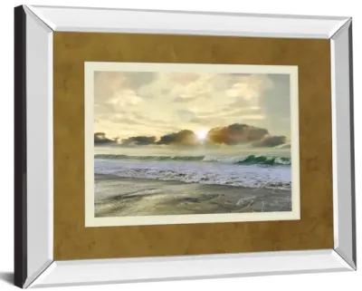 Discovery By Mike Calascibetta - Mirror Framed Print Wall Art - Gold