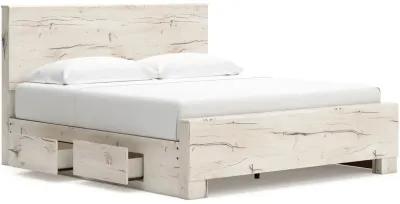 Lawroy - Panel Bed With Storage