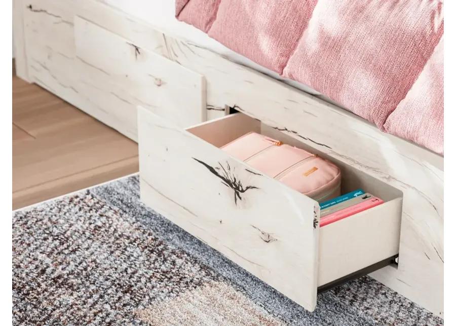 Lawroy - Panel Bed With Storage