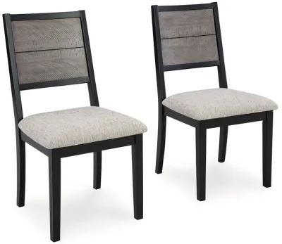 Corloda - Black / Gray - Round Drm Table Set (Set of 5)