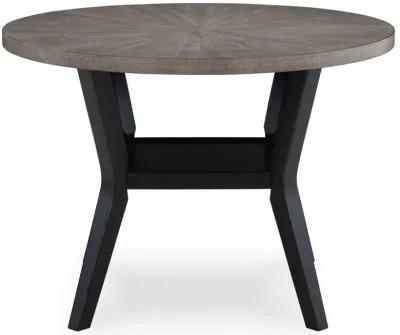 Corloda - Black / Gray - Round Drm Table Set (Set of 5)