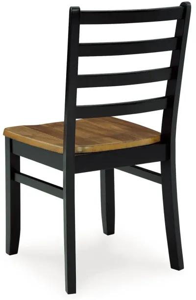 Blondon - Brown / Black - Dining Table And 4 Chairs (Set of 5)