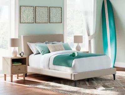 Cielden - Upholstered Bed With Roll Slats