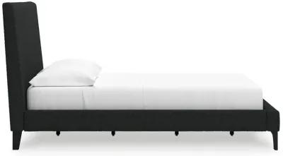 Cadmori - Upholstered Bed With Roll Slats