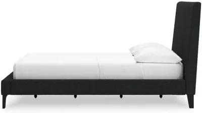 Cadmori - Upholstered Bed With Roll Slats