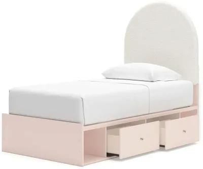 Wistenpine - Upholstered Panel Bed With Storage