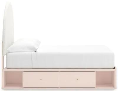 Wistenpine - Upholstered Panel Bed With Storage