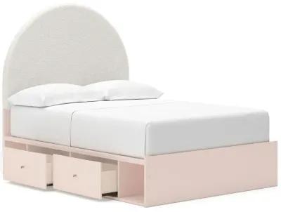 Wistenpine - Upholstered Panel Bed With Storage