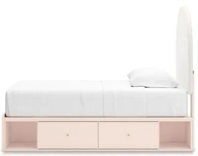 Wistenpine - Upholstered Panel Bed With Storage