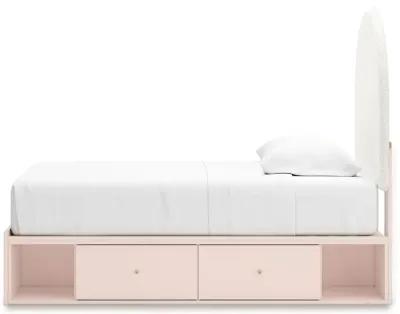 Wistenpine - Upholstered Panel Bed With Storage