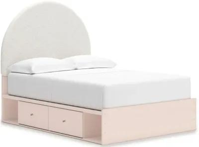 Wistenpine - Upholstered Panel Bed With Storage