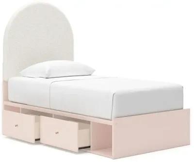 Wistenpine - Upholstered Panel Bed With Storage