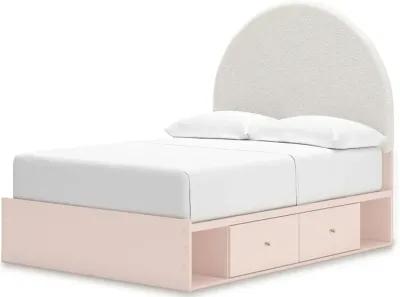 Wistenpine - Upholstered Panel Bed With Storage