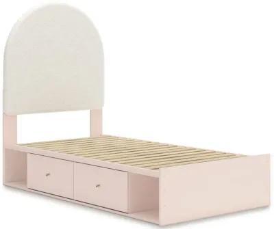 Wistenpine - Upholstered Panel Bed With Storage