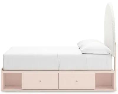 Wistenpine - Upholstered Panel Bed With Storage