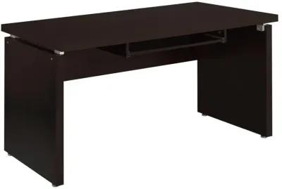 Skylar - L-Shape Desk With Mobile File Cabinet - Cappuccino