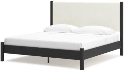 Cadmori - Upholstered Panel Bed