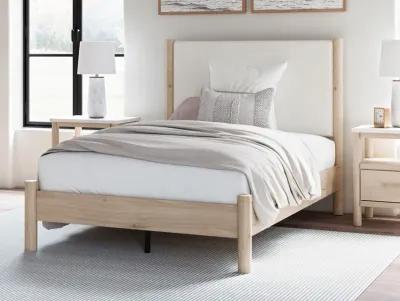 Cadmori - Upholstered Panel Bed