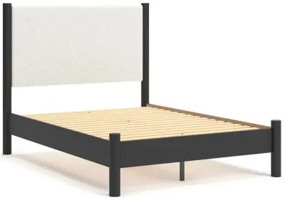 Cadmori - Upholstered Panel Bed