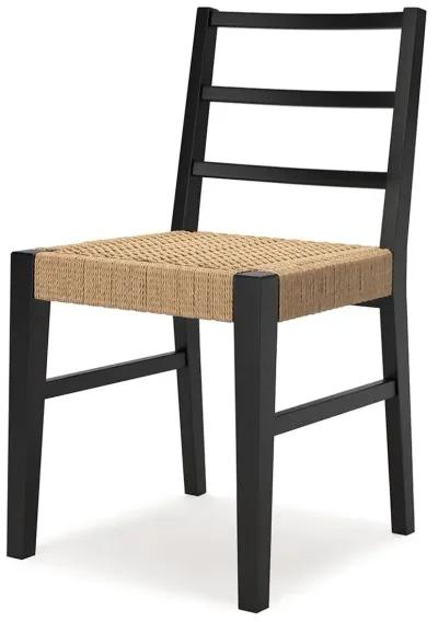 Isanti - Light Brown / Black - Dining Room Side Chair (Set of 2)