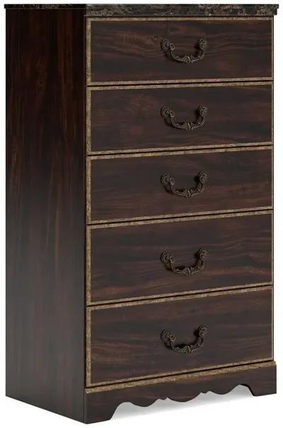 Glosmount - Two-tone - Five Drawer Chest