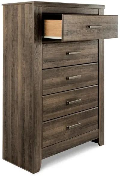 Juararo - Dark Brown - Five Drawer Chest