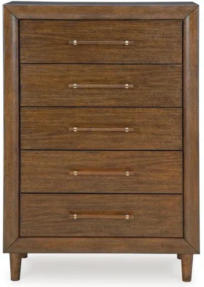 Lyncott - Brown - Five Drawer Chest