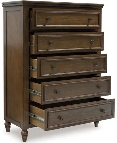 Sturlayne - Brown - Five Drawer Chest