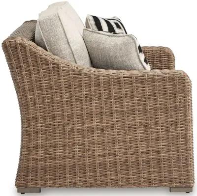 Beachcroft - Beige - Loveseat With Cushion